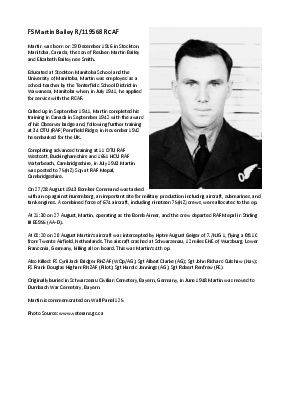 A preview of a PDF biography for Bailey, Martin